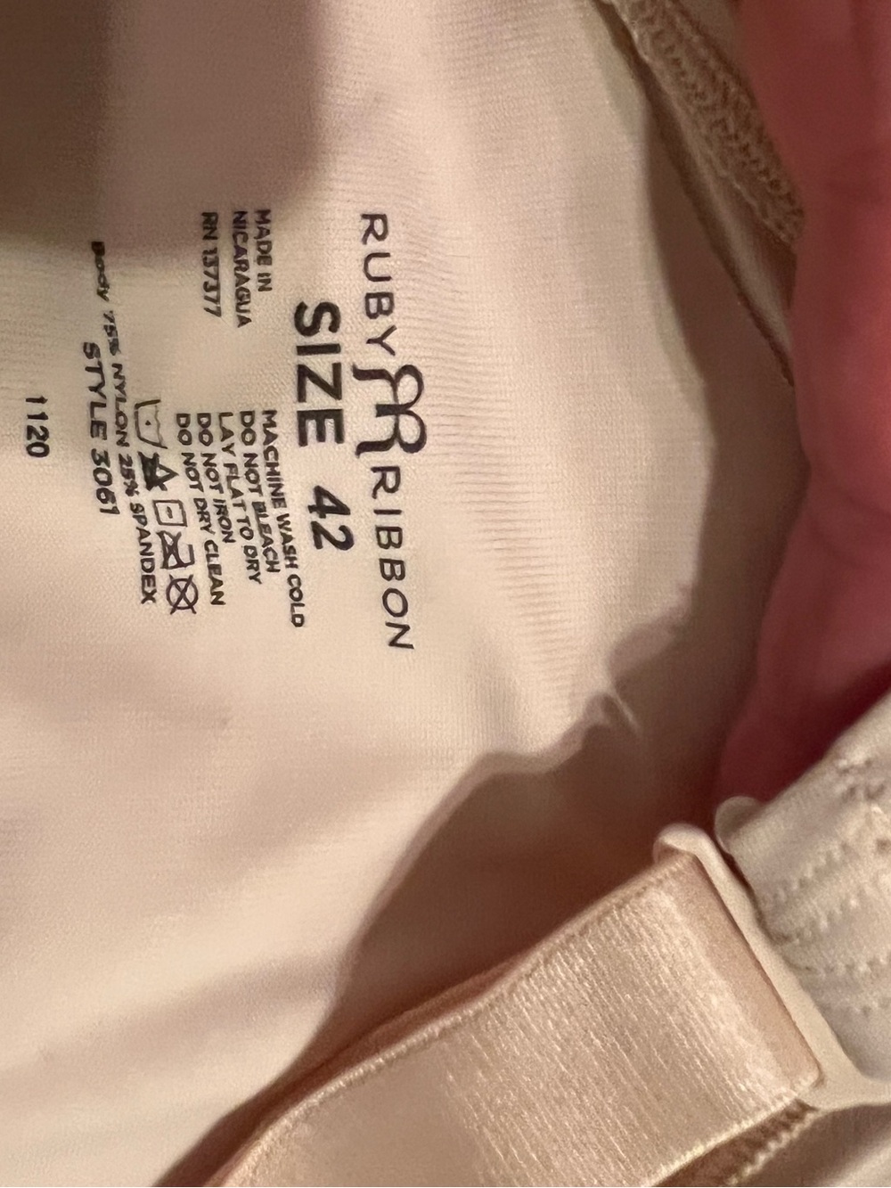 Ruby Ribbon - Cream-  Shaping Camisole